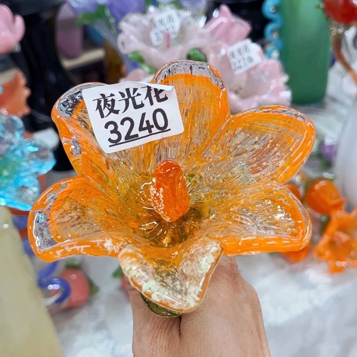 琉璃3240半夜光，家悦花瓶摆件