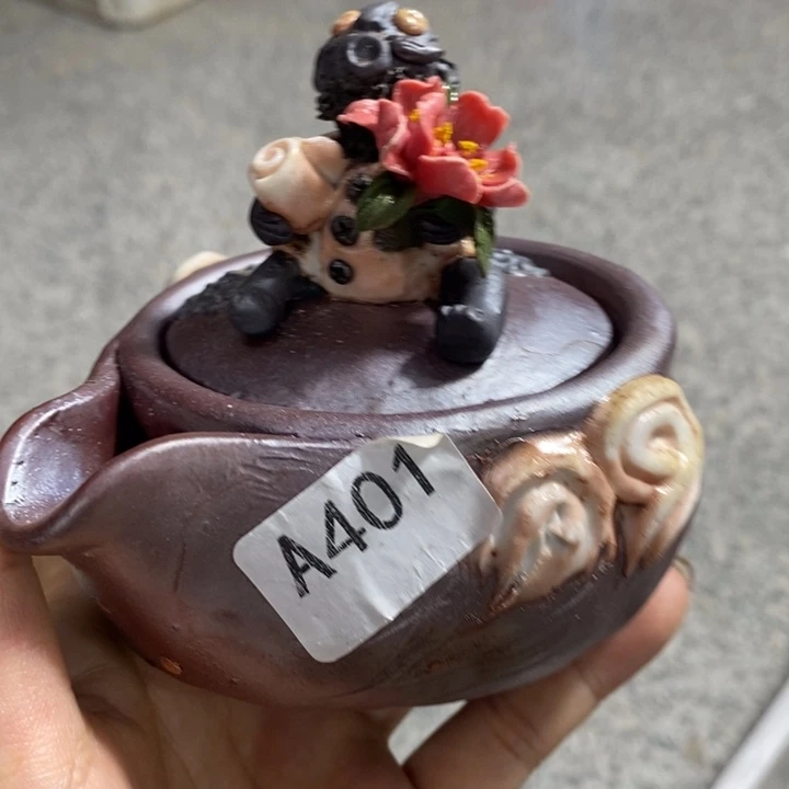 柴烧裸烧纯手工制作瑕疵瑕疵