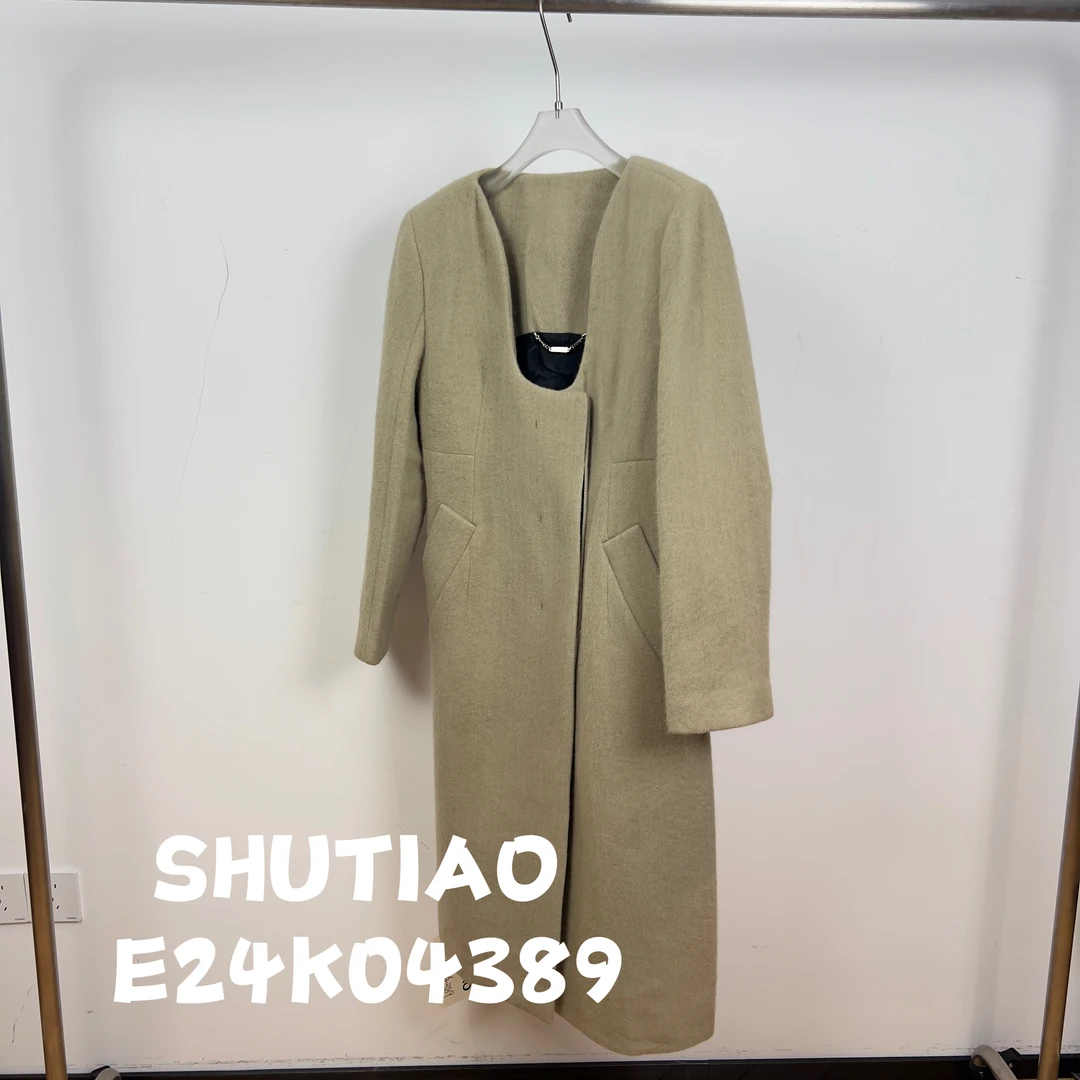 【SHUTIAO】2024秋冬：新款小众设计款外套E24K04389