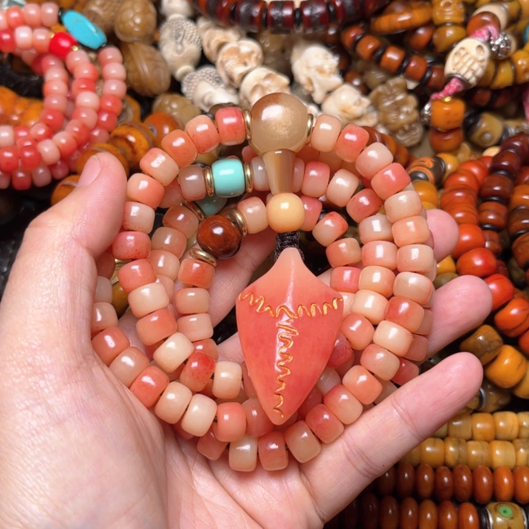 【闪购商品】驼骨手串/手链驼骨原色9×6×108颗女款