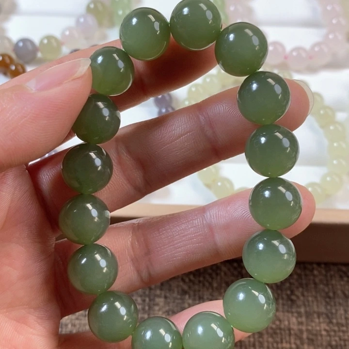 和田玉手串未镶嵌