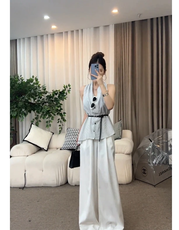 2025夏季新款时尚背心气质显瘦性感辣妹洋气休闲百搭温柔甜美上衣