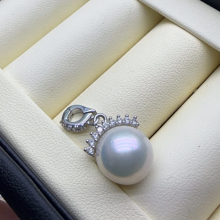 未镶嵌摆件淡水珍珠吊坠11.8mm