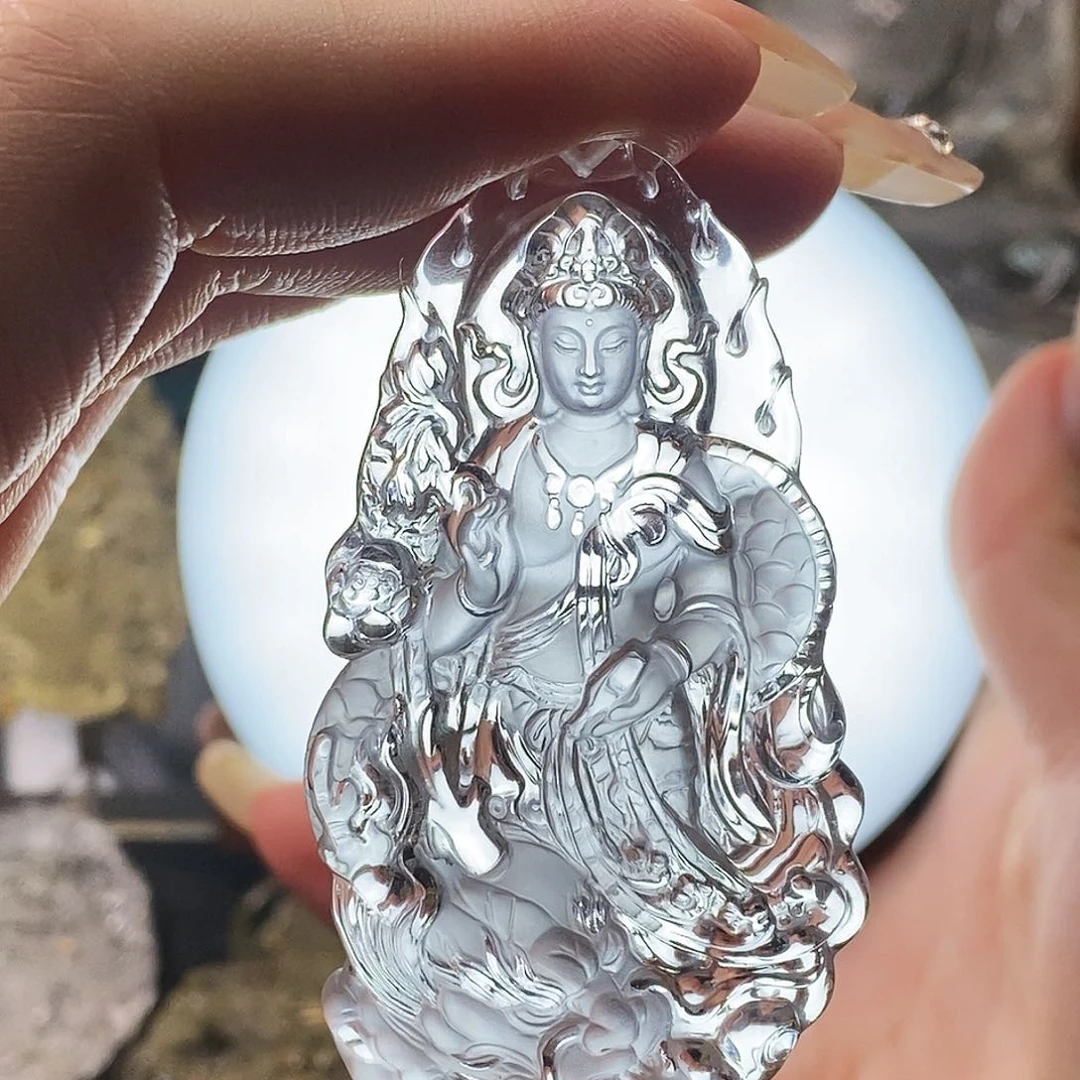 未镶嵌颈饰水晶用****6吊墜
