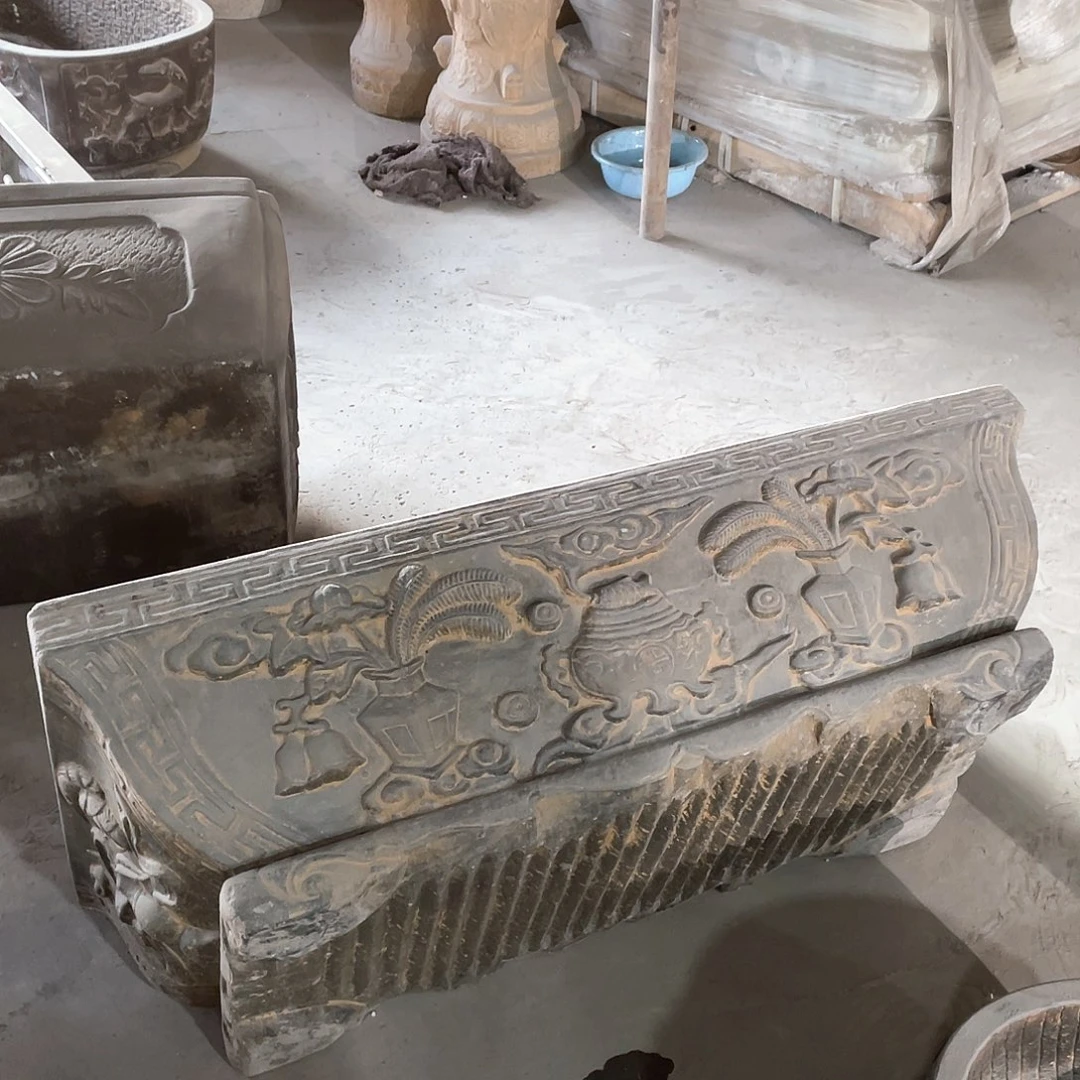 人造石一米大底缸 孤品捡漏