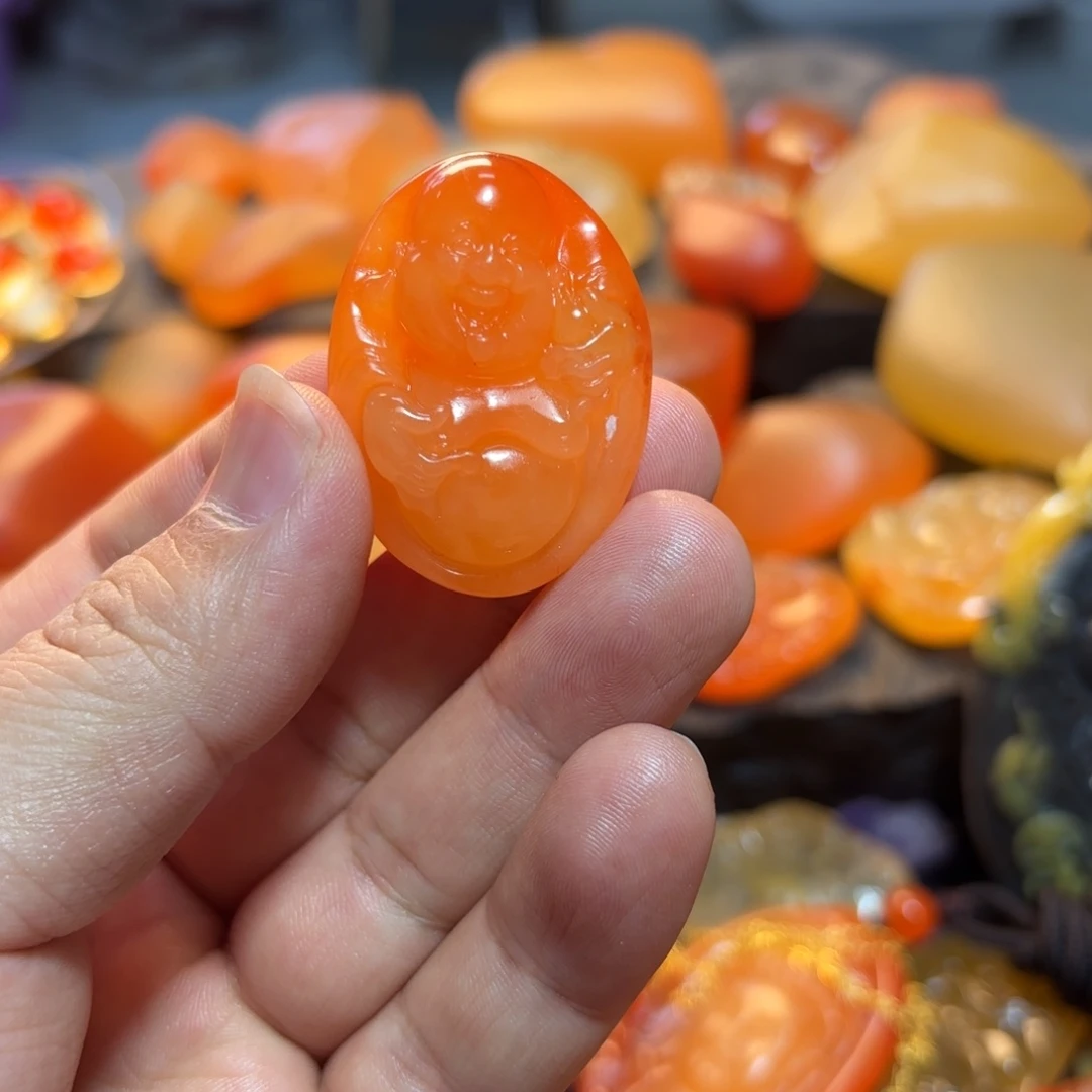 石英质玉挂件未镶嵌用****虹