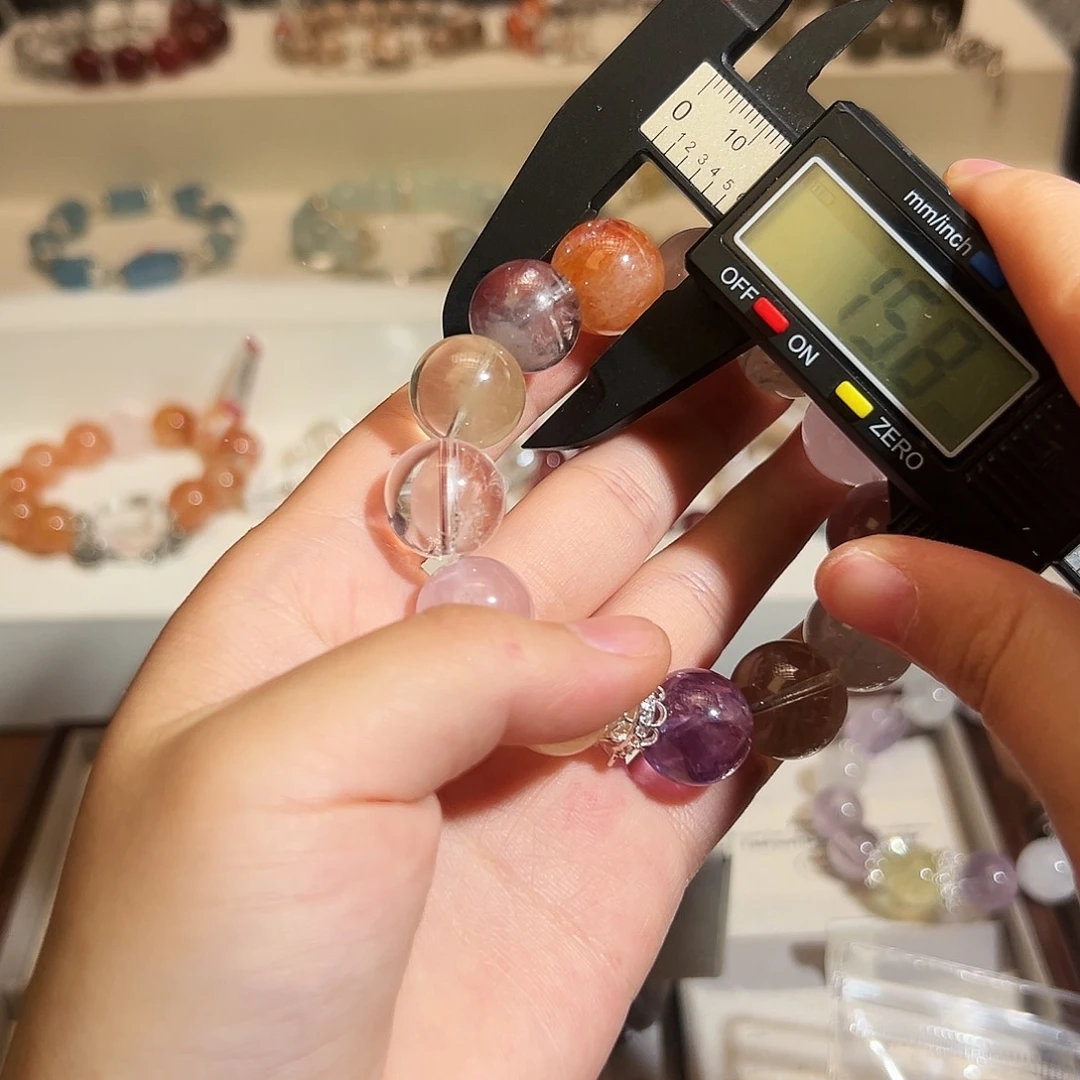 合金手链烟晶多宝