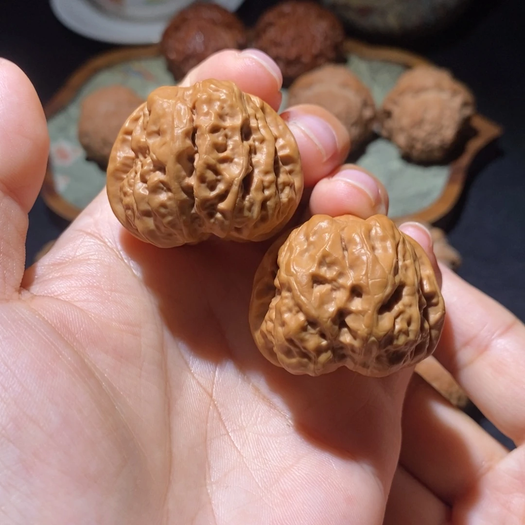 文玩核桃把件35蛤蟆头