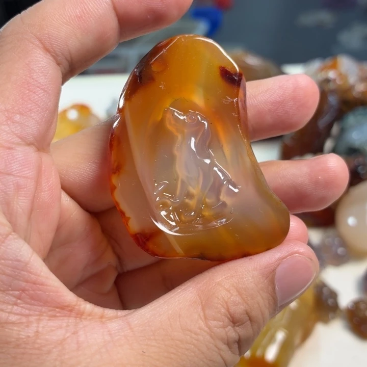玛瑙/玉髓吊坠(不含链)未镶嵌