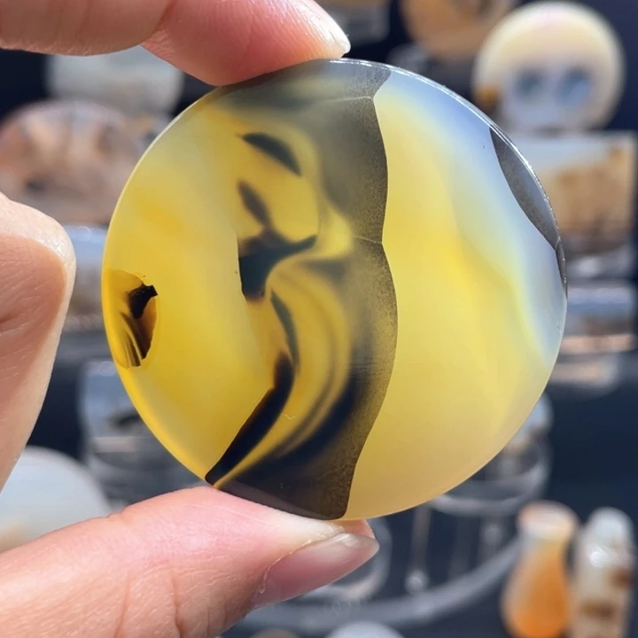 玛瑙/玉髓合金颈饰
