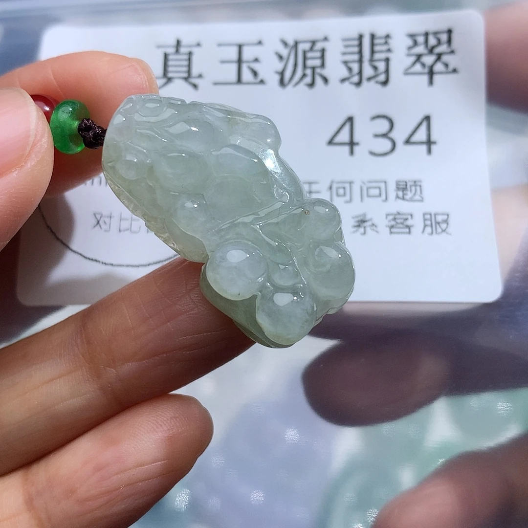 翡翠未镶嵌颈饰434