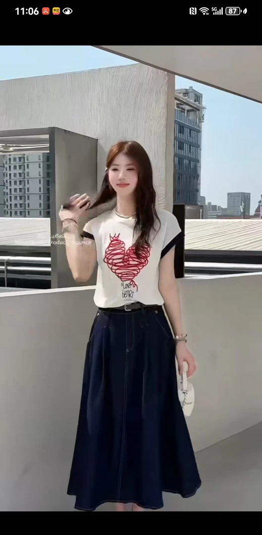 〖铃铛精选〗上下分体两件套裙885