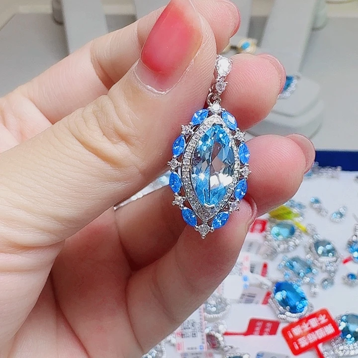 吊坠925银合成立方氧化锆