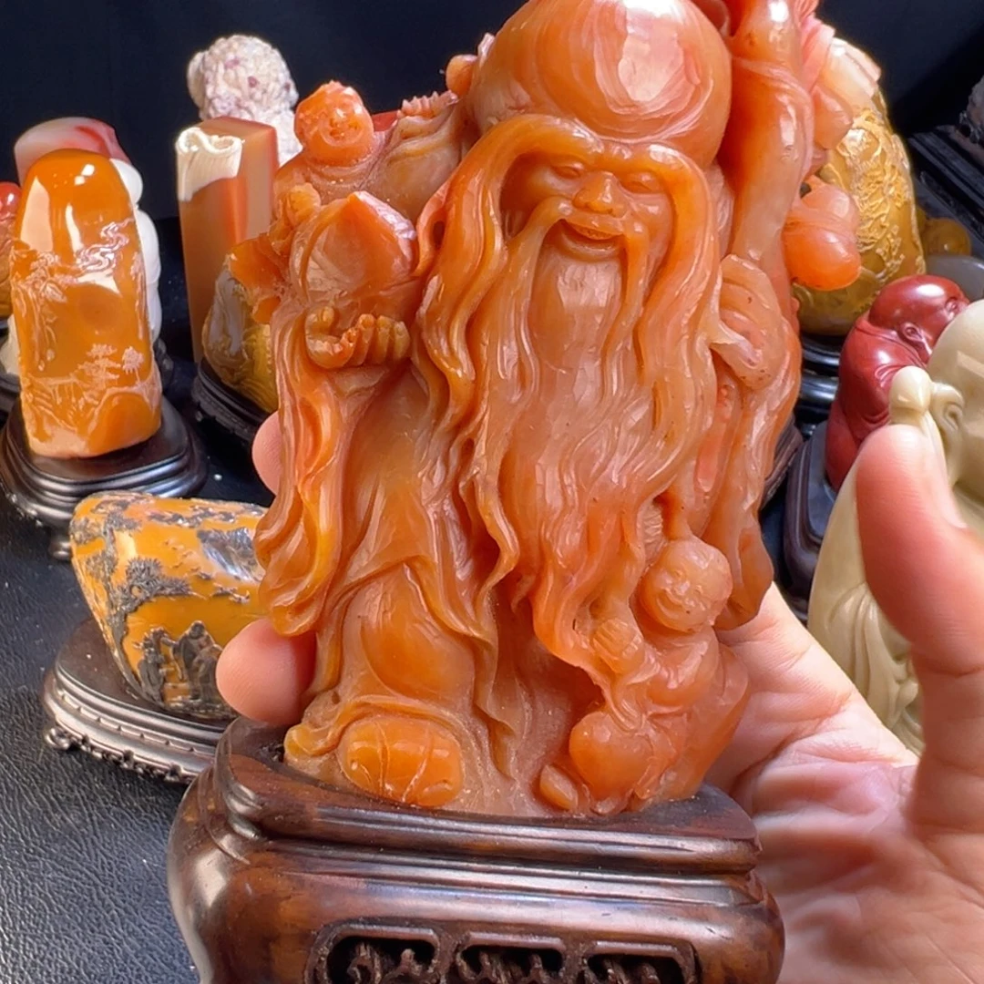 用***7寿山石寿山石雕刻