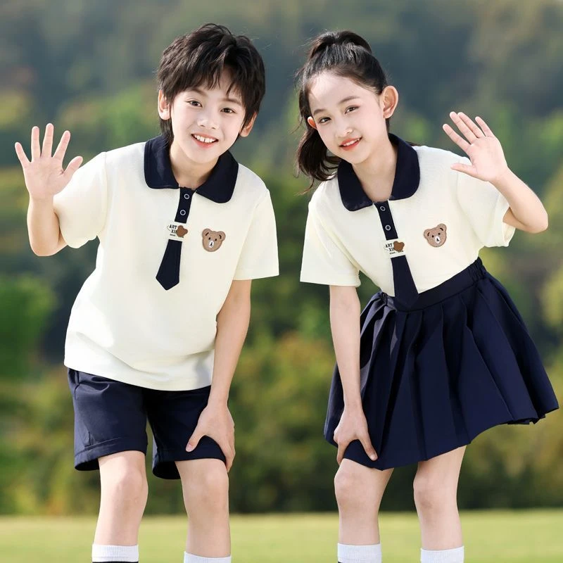 六一儿童合唱演出服幼儿园毕业照班服小学生运动会啦啦队表演服装