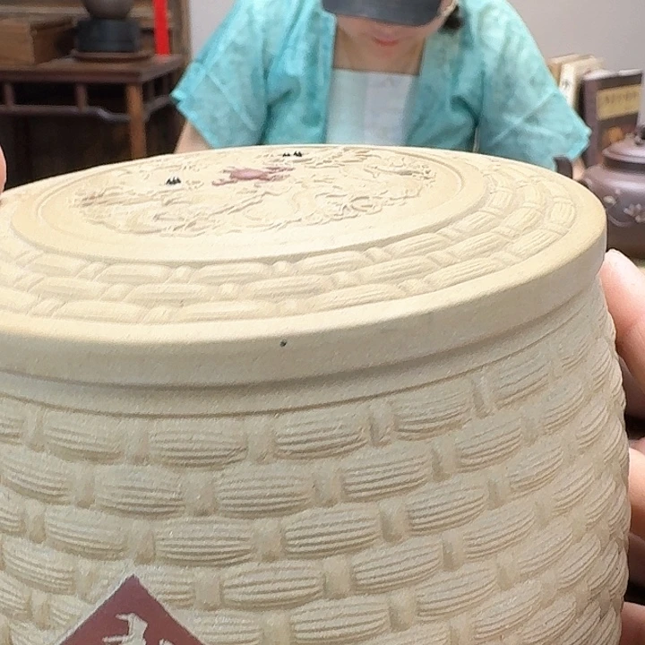 茶壶段泥四**高精工细作茶叶罐