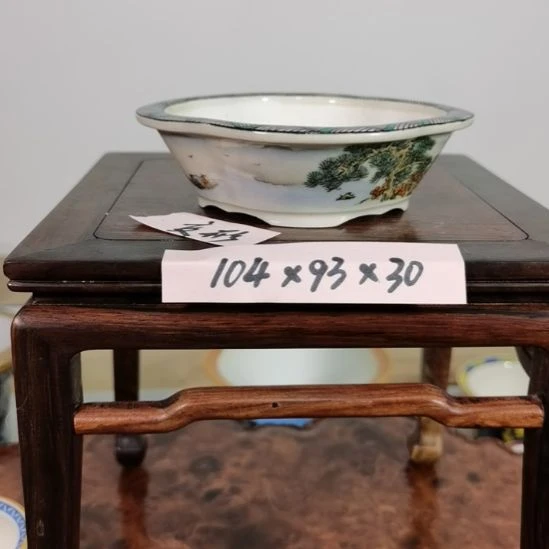 陶大德堂手工手绘釉盆