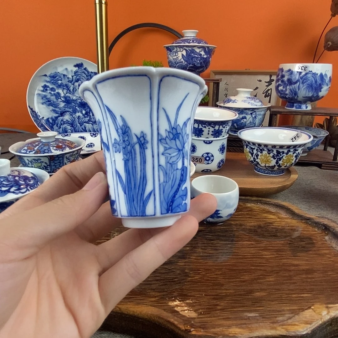 瓷片景德镇手绘青花瓷器334