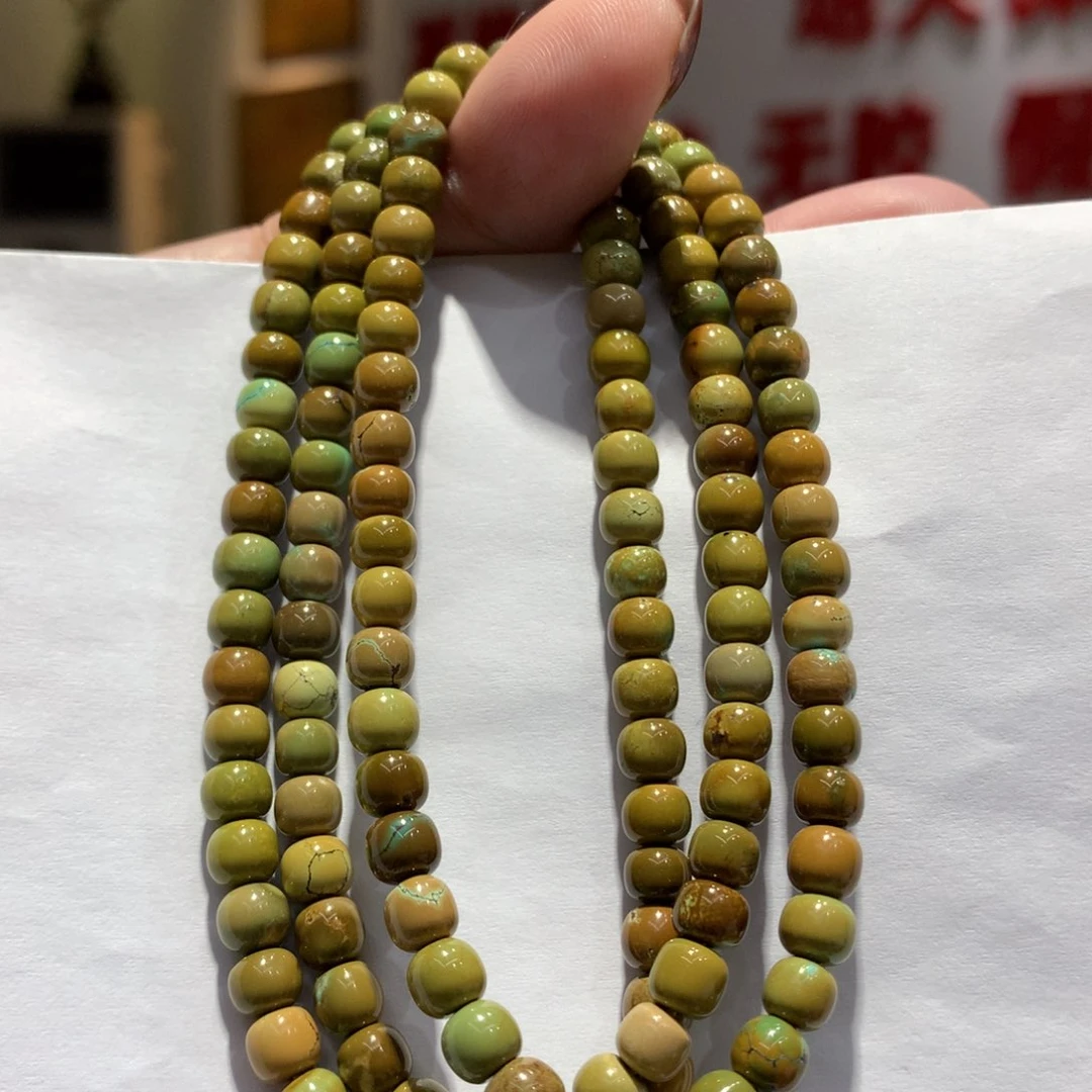 未镶嵌绿松石长链