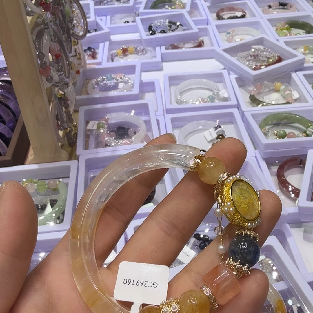 ****B未镶嵌戒指烟晶黄