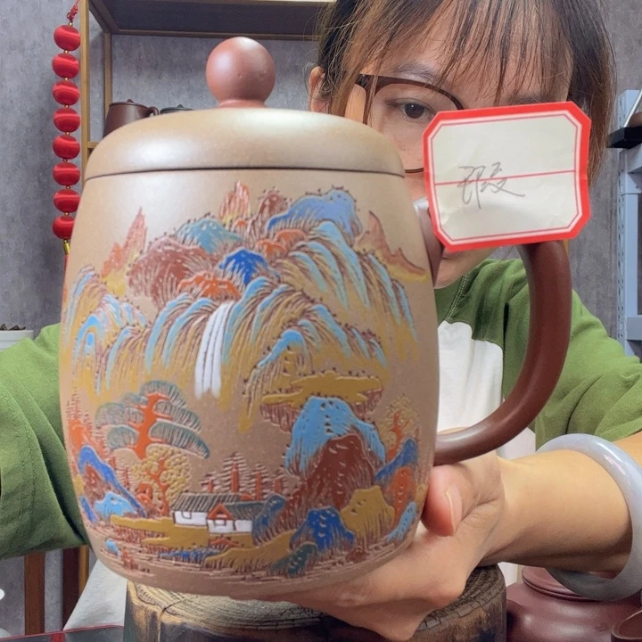 茶杯紫砂原矿紫砂杯