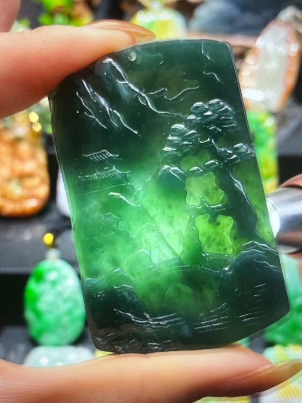 天然翡翠一物一证发货