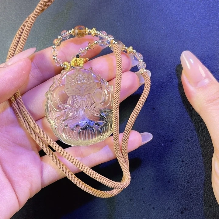 水晶黄水晶九尾未镶嵌