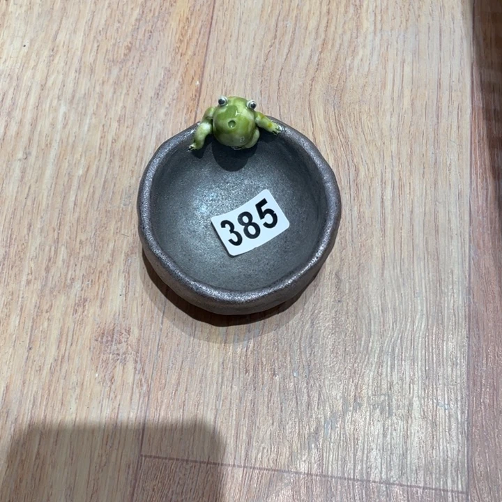 手工制作陶瓷茶具茶杯青蛙