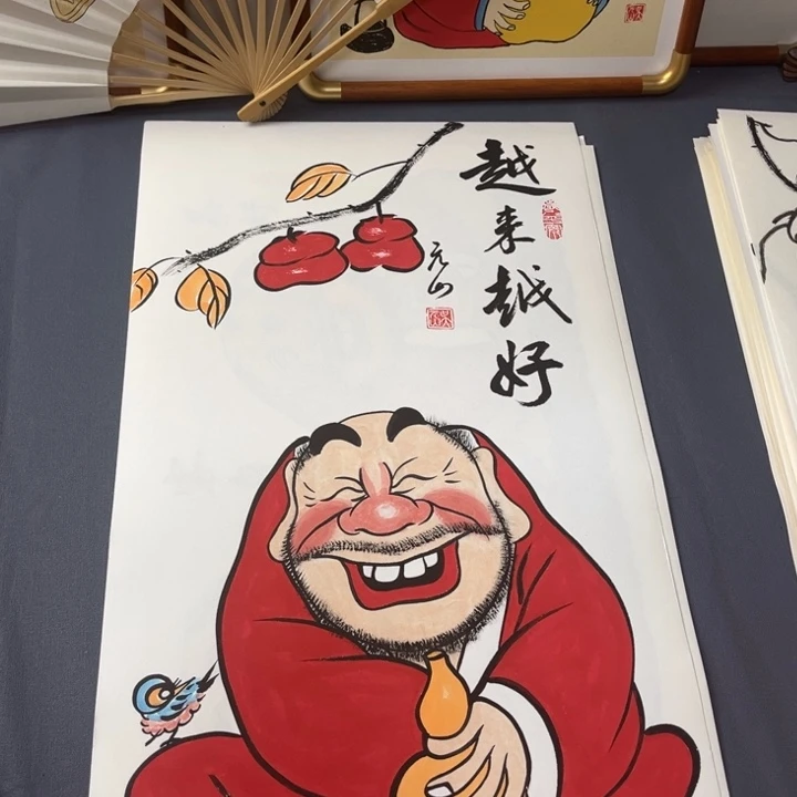 国画禅意纯手绘作品