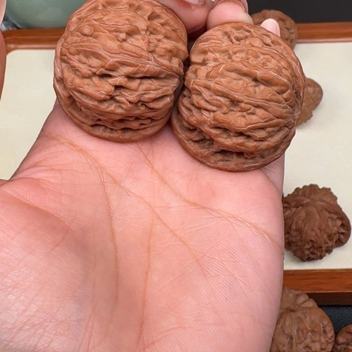 浇***间把件文玩核桃正磨41