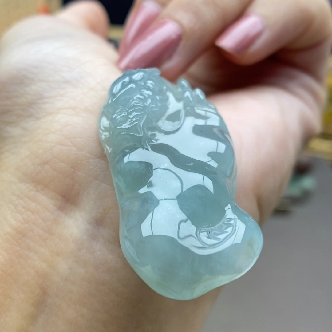 翡翠未镶嵌摆件吊坠33