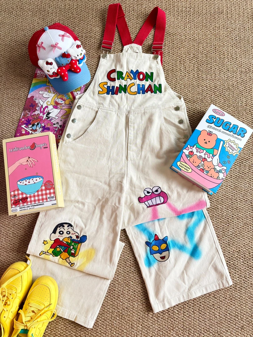 3甜【蜡笔小新】背带裤时尚潮流HY329