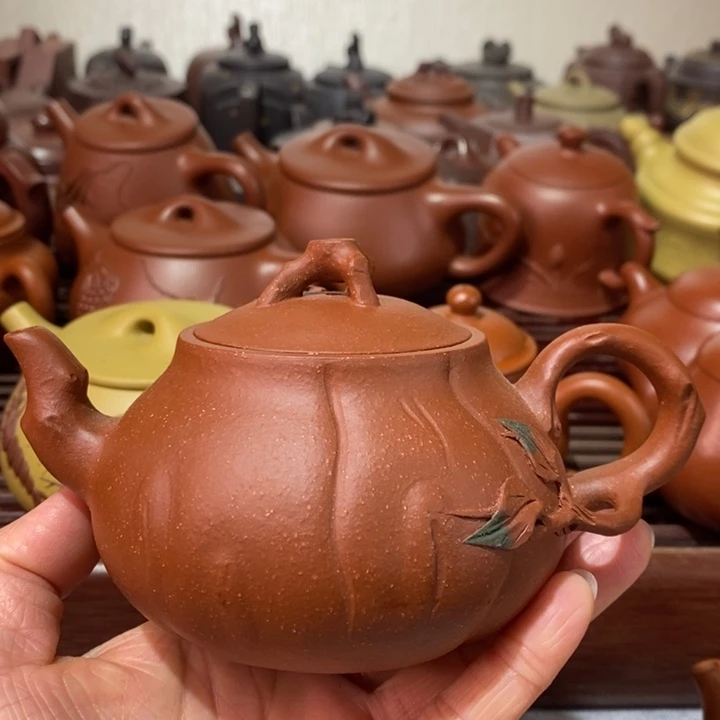 紫砂茶壶微瑕处理一把
