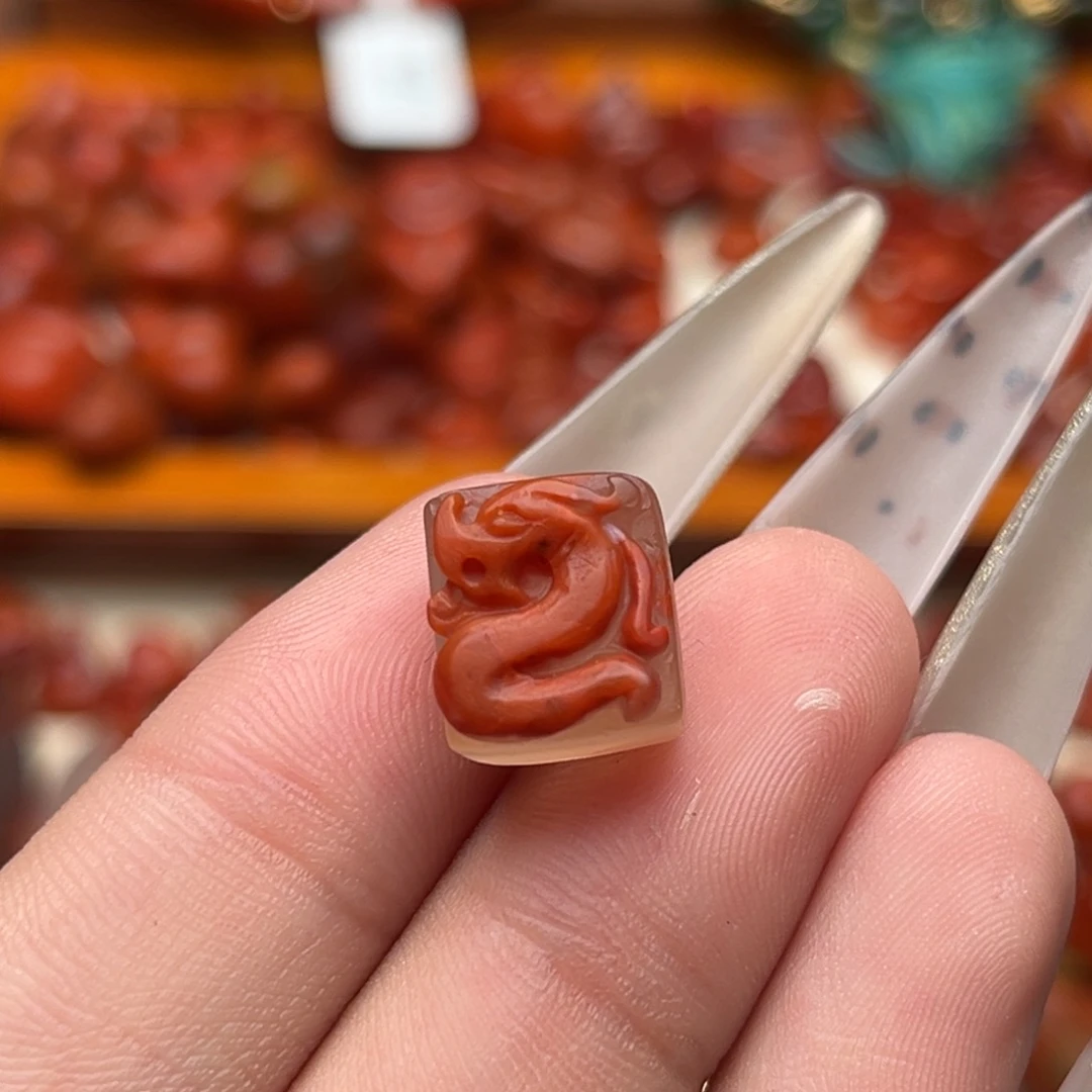南红玛瑙未镶嵌南红9仿古龙