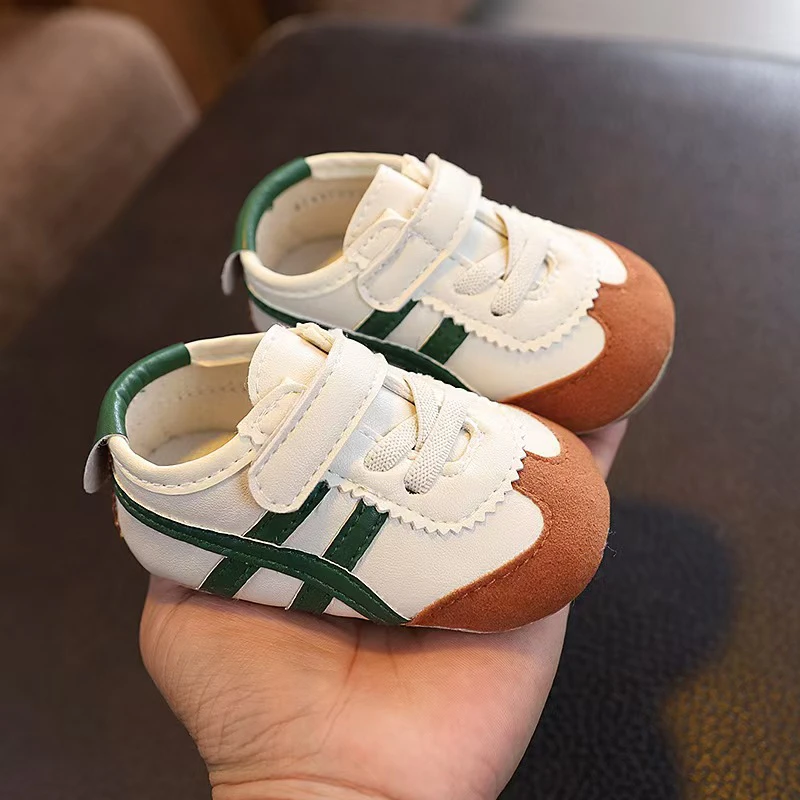 婴儿童鞋拼色运动春秋休闲风防滑学步鞋
