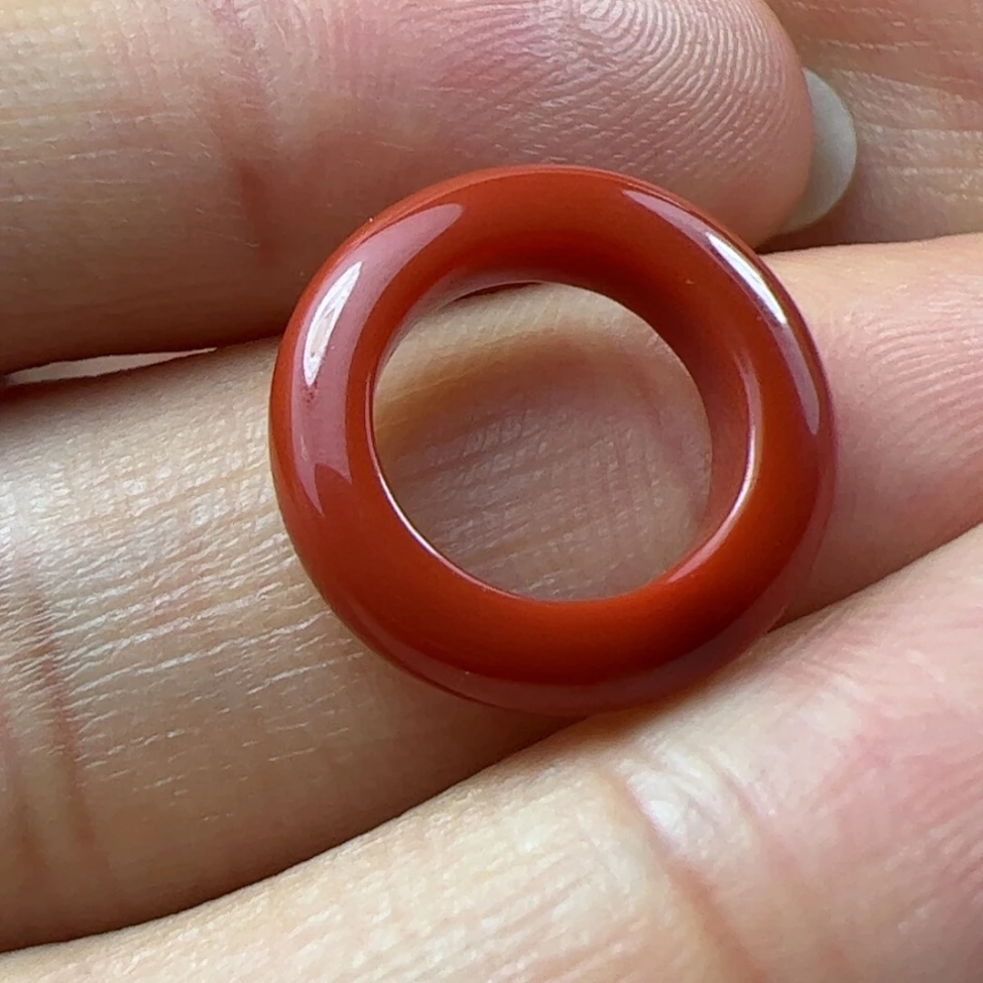南红玛瑙跑环未镶嵌