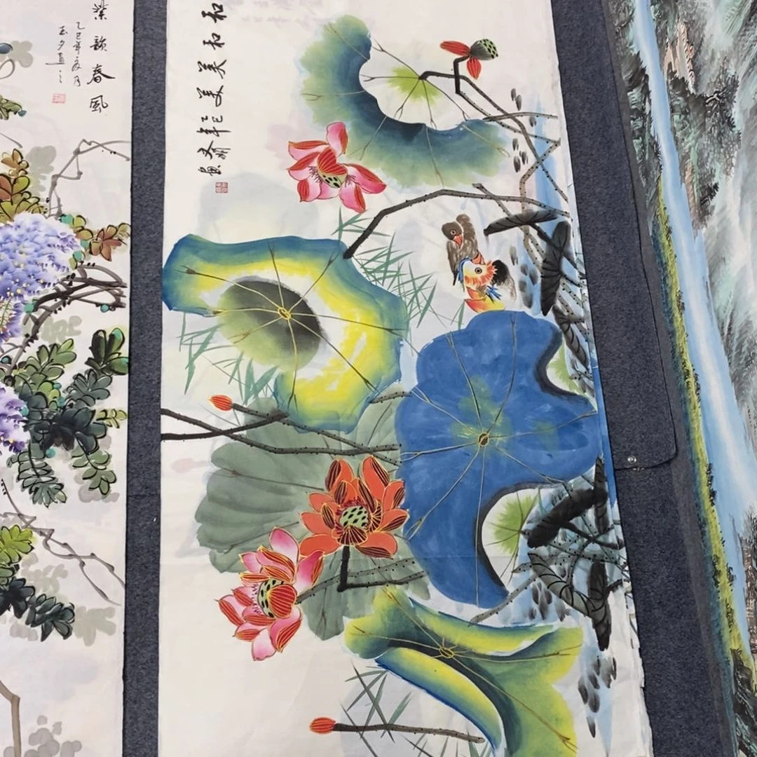 国画尺寸140✖️70四尺精品手绘画