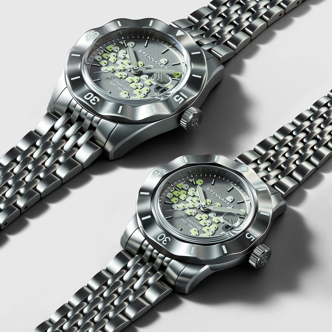 SPINNAKER三角帆五十鬼2025款限量版自动机械表5170夜光防水