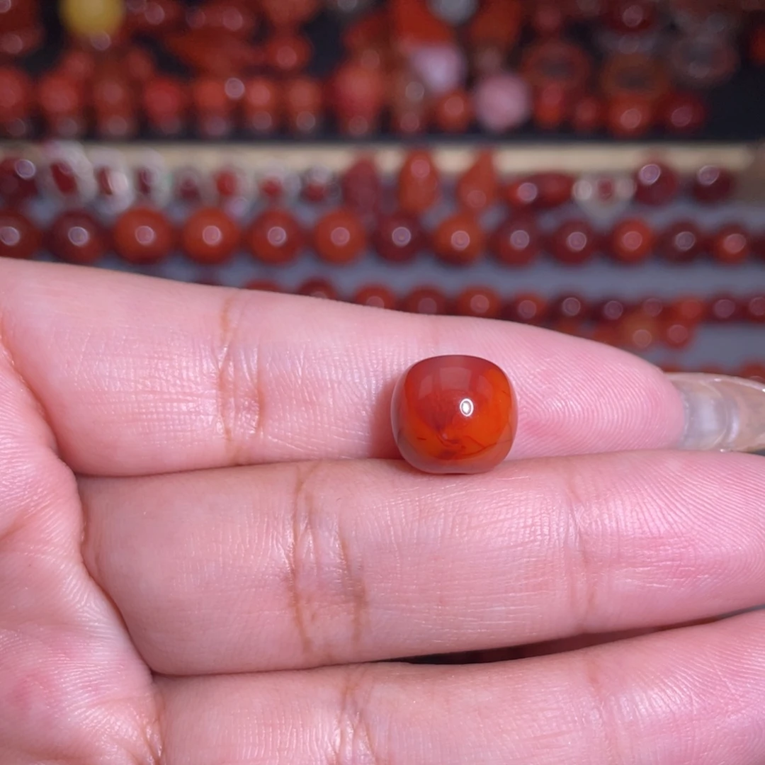 南红玛瑙未镶嵌瓦西老型卡11+