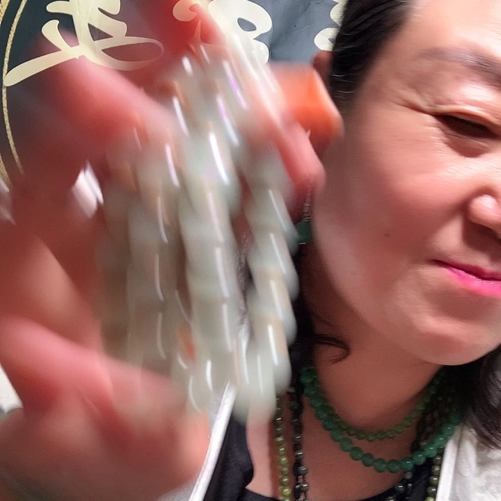 和田玉（碧玉）足银镶嵌颈饰