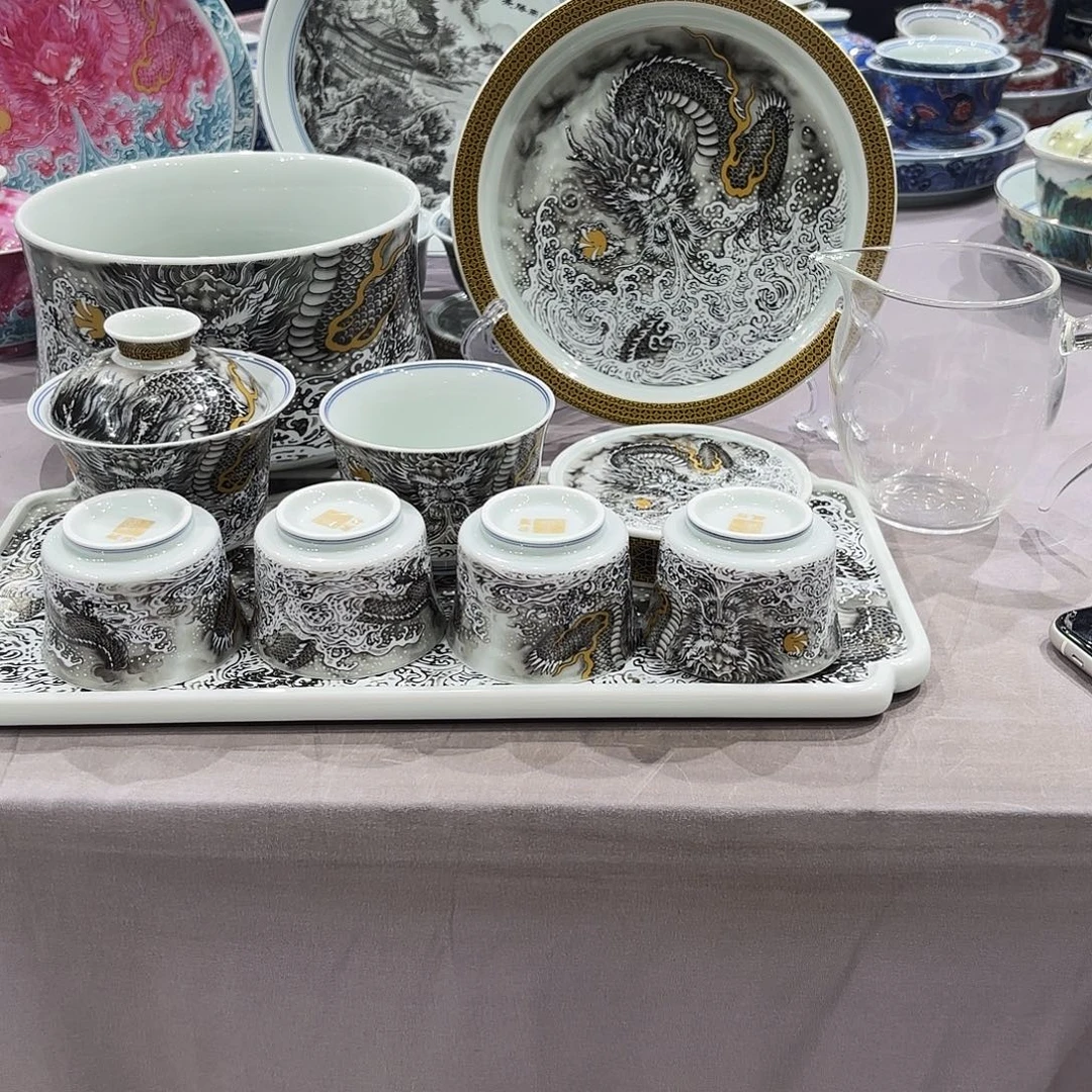 瓷片景德镇瓷器精品展示