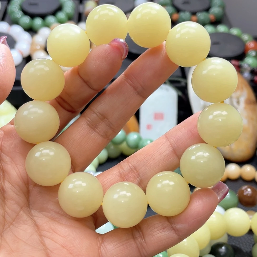 和田玉手串未镶嵌