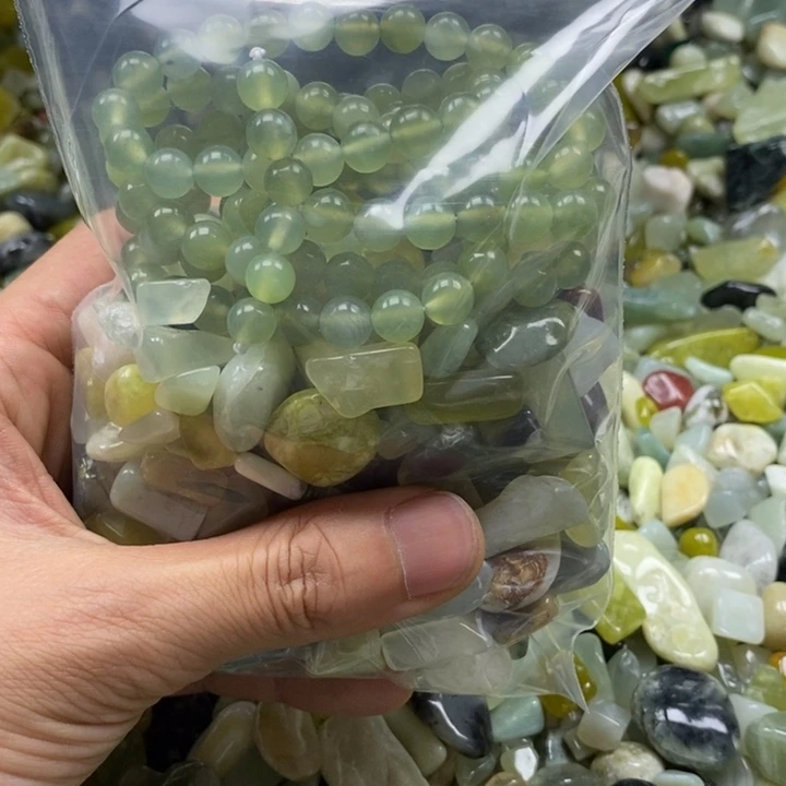 蛇纹石玉未镶嵌鱼缸石