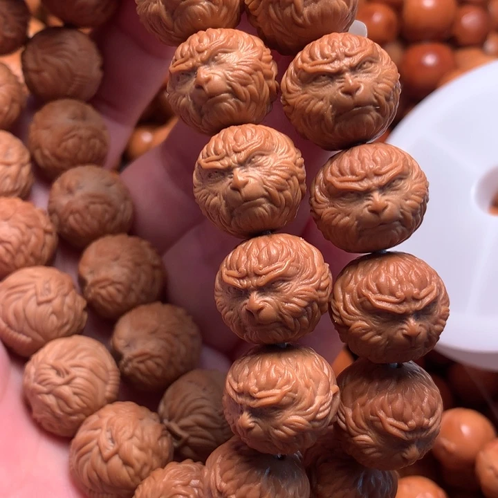 【闪购商品】猴头核桃手串高****厅悟空