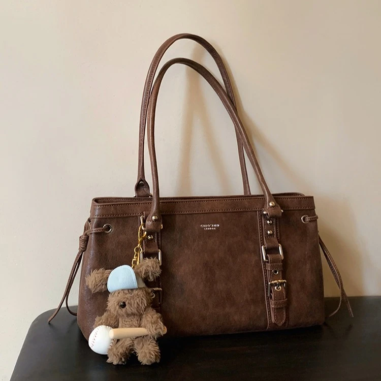 南风Chio2nd 托特包包女款秋冬复古通勤大容量手提单肩包