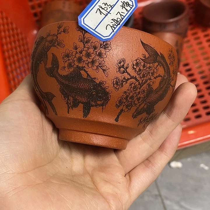 紫砂茶杯瑕疵不退不换，