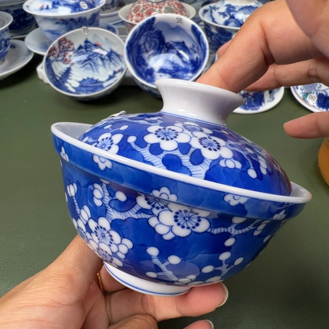 陶瓷景德镇纯手工纯手绘茶具木木17