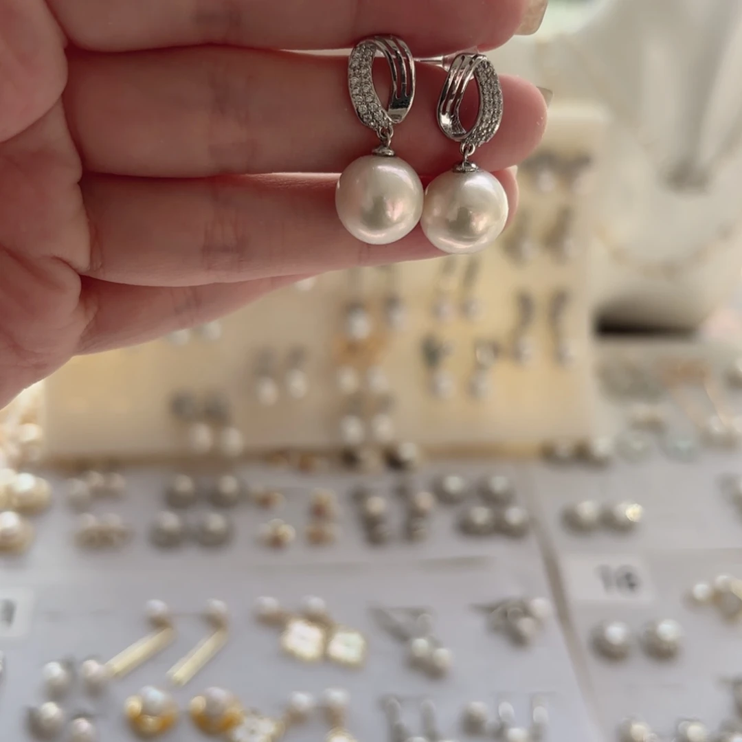 耳饰淡水珍珠合金