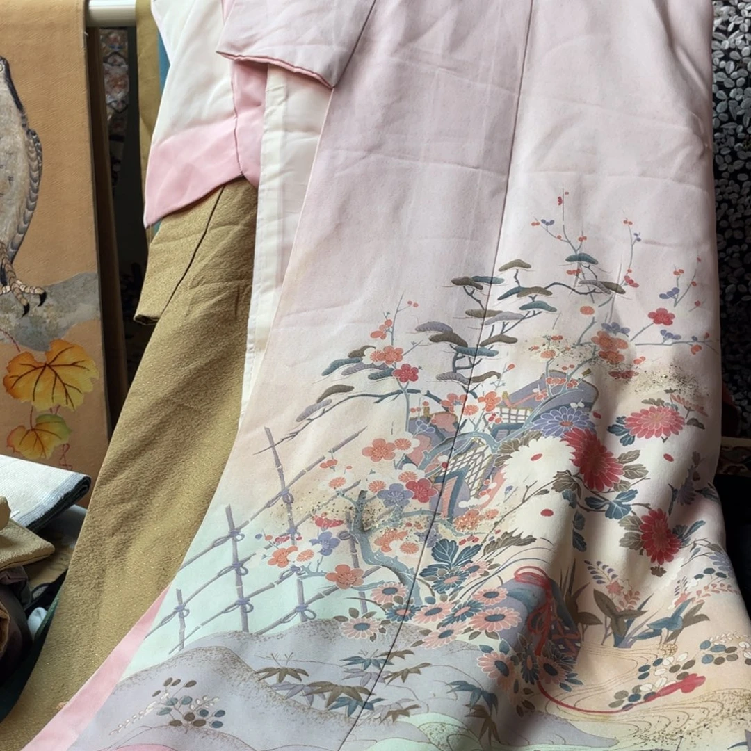 东***店织绣和服柔软和服