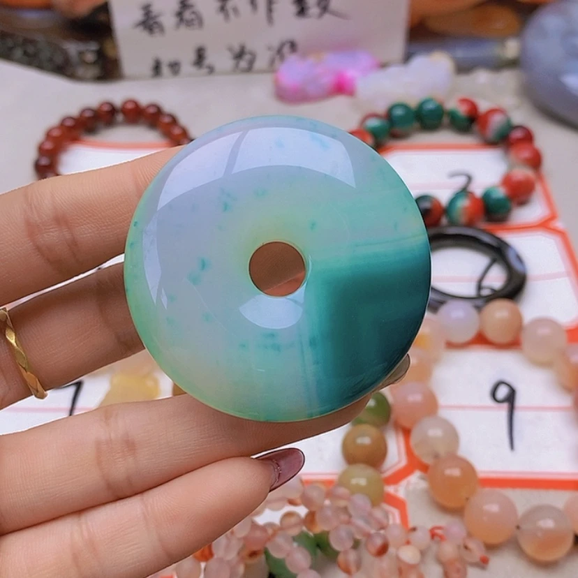 【闪购商品】未镶嵌玛瑙/玉髓珠宝半成品一*三